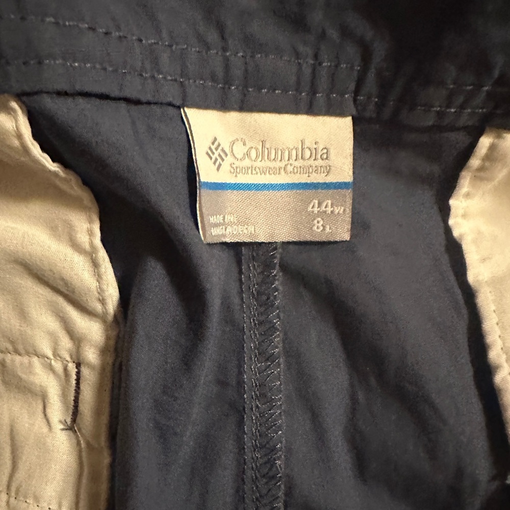 Men’s NWT Columbia blue regular fit cotton shorts - Picture 2 of 5